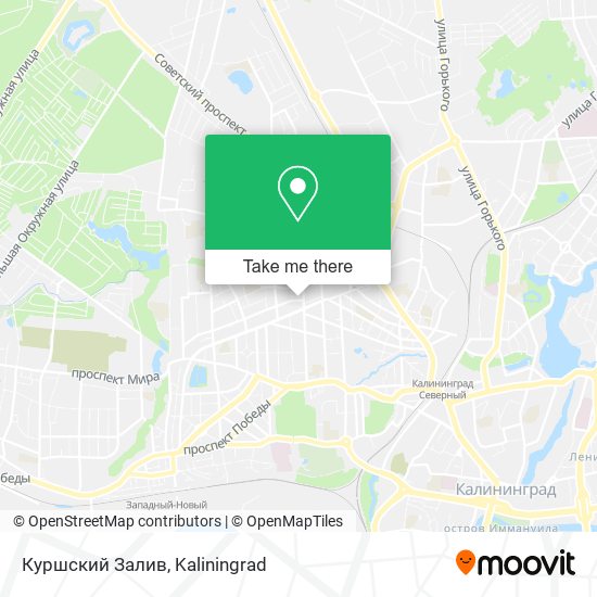 Куршский Залив map