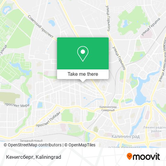 Кенигсберг map