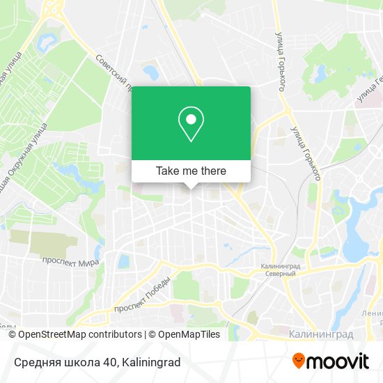 Средняя школа 40 map