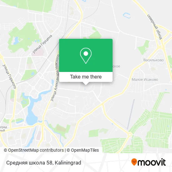 Средняя школа 58 map