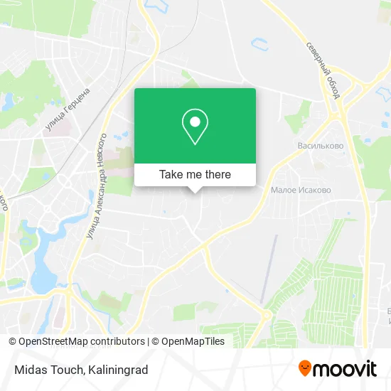 Midas Touch map