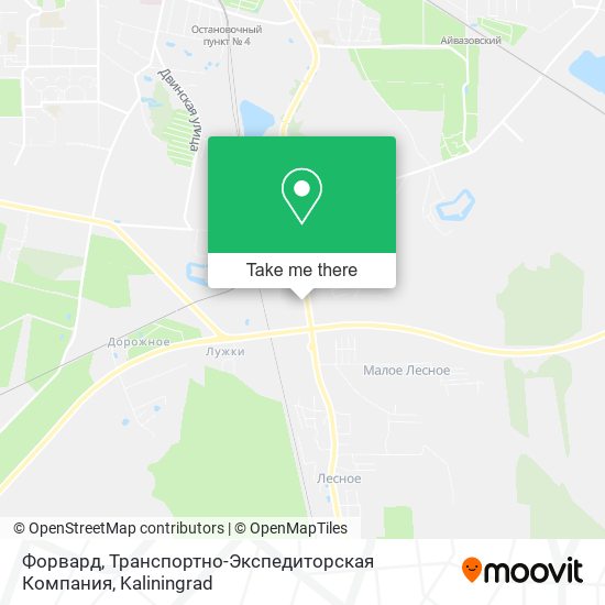 Форвард, Транспортно-Экспедиторская Компания map