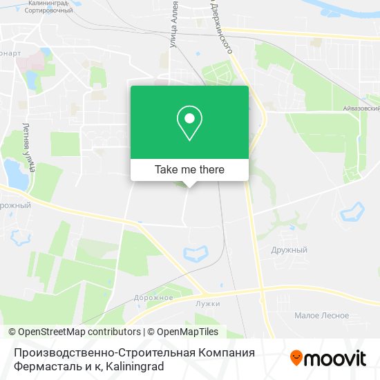 Производственно-Строительная Компания Фермасталь и к map