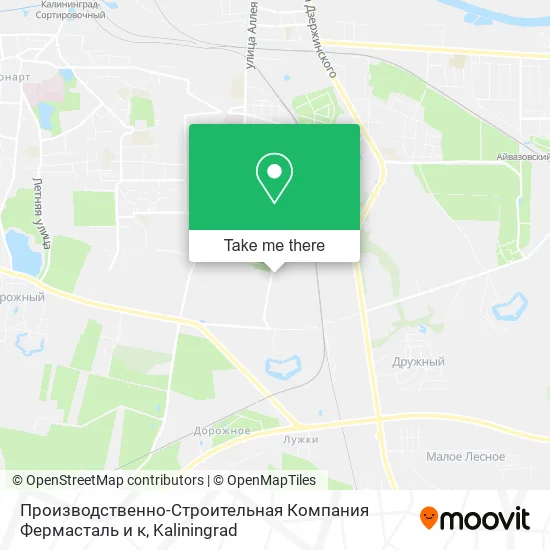 Производственно-Строительная Компания Фермасталь и к map