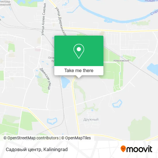 Садовый центр map