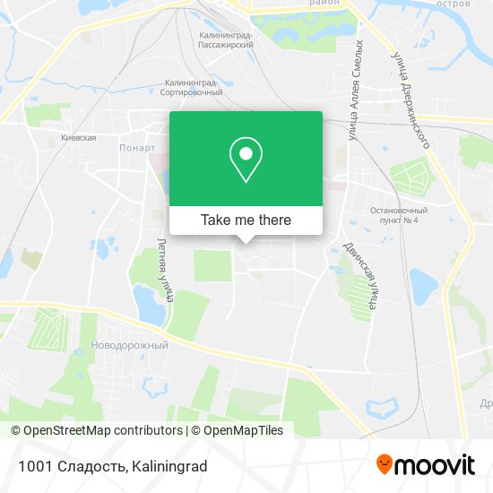 1001 Сладость map