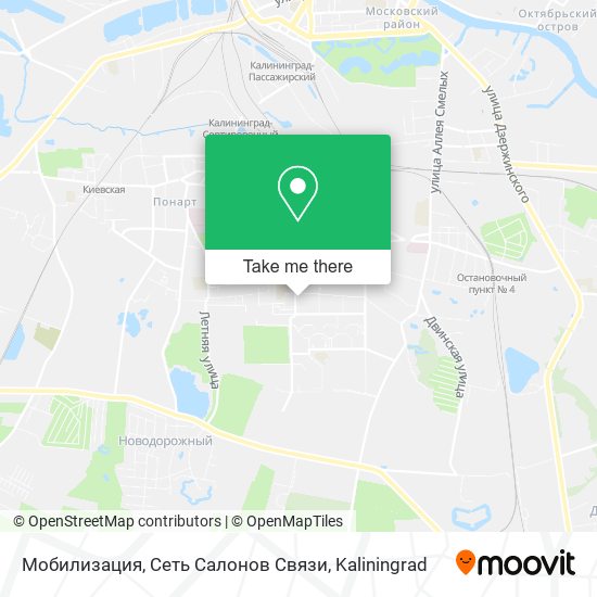 Мобилизация, Сеть Салонов Связи map