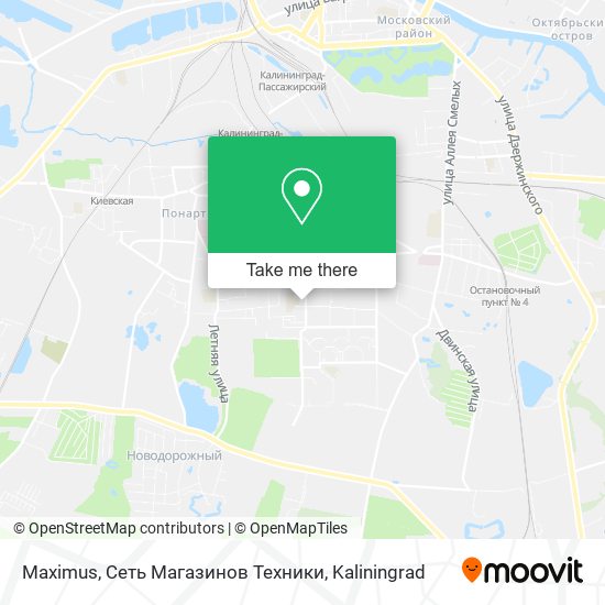 Maximus, Сеть Магазинов Техники map