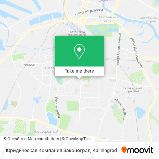 Юридическая Компания Законоград map