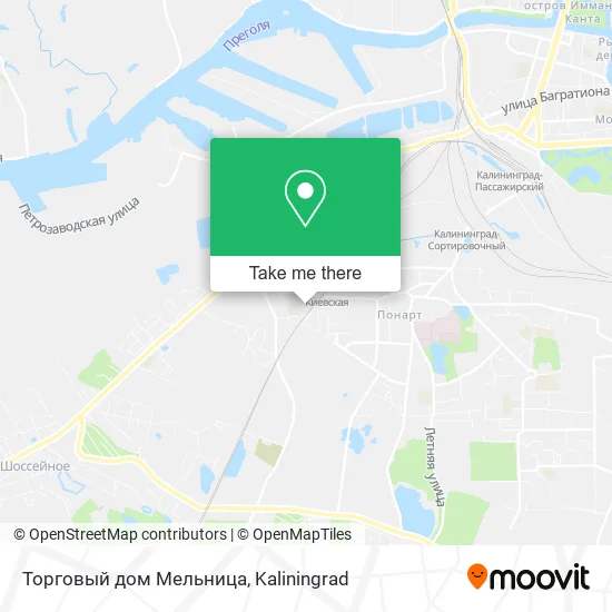 Торговый дом Мельница map