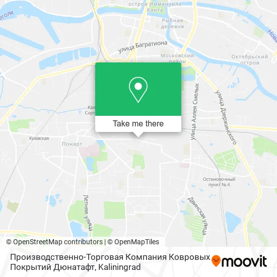 Производственно-Торговая Компания Ковровых Покрытий Дюнатафт map