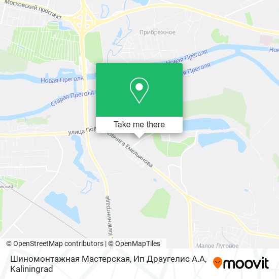 Шиномонтажная Мастерская, Ип Драугелис А.А map