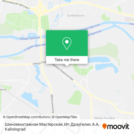 Шиномонтажная Мастерская, Ип Драугелис А.А map