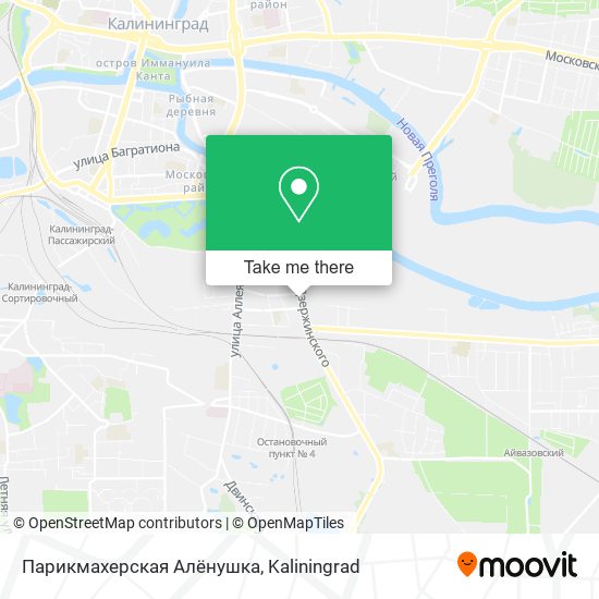 Парикмахерская Алёнушка map