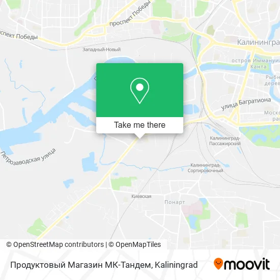 Продуктовый Магазин МК-Тандем map