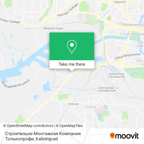 Строительно-Монтажная Компания Толькопрофи map