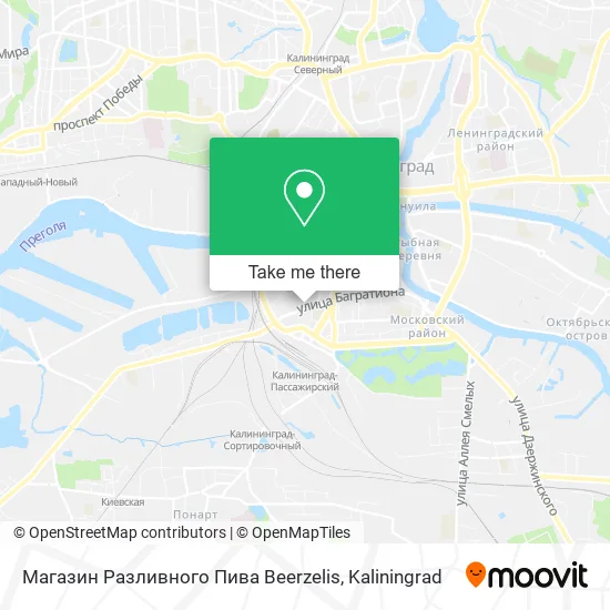 Магазин Разливного Пива Beerzelis map