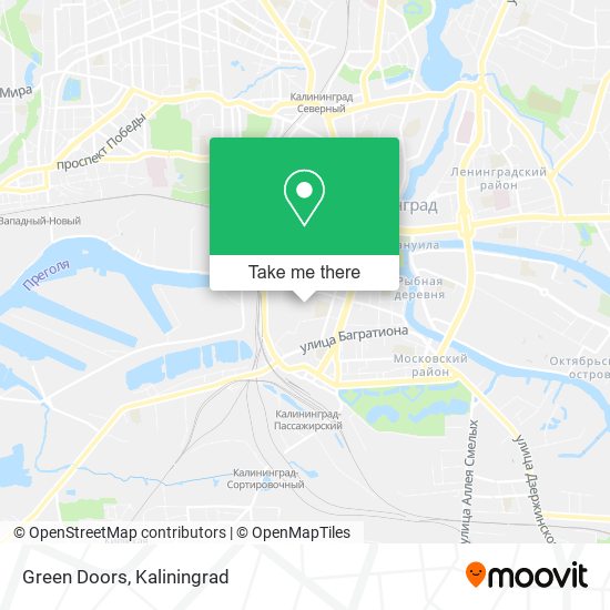 Green Doors map