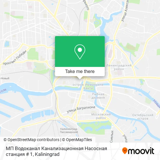МП Водоканал Канализационная Насосная станция # 1 map