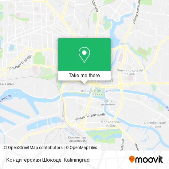 Кондитерская Шокоде map