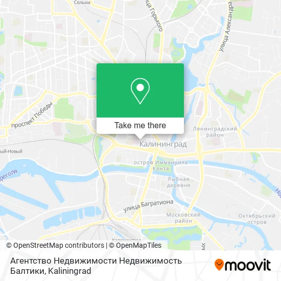 Агентство Недвижимости Недвижимость Балтики map