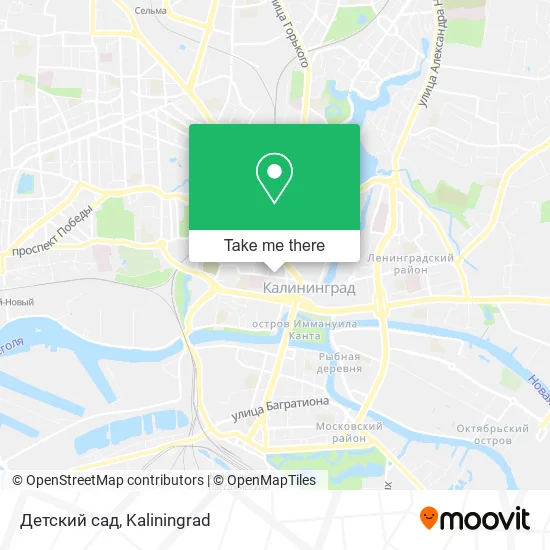 Детский сад map