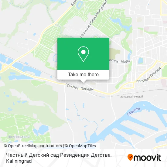 Частный Детский сад Резиденция Детства map