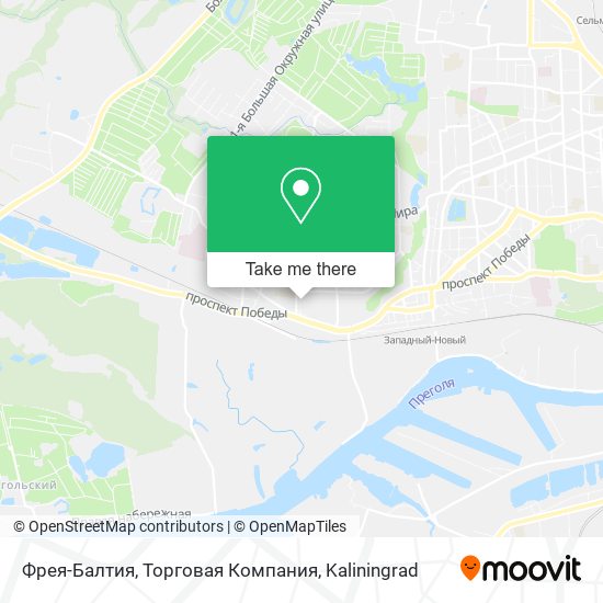Фрея-Балтия, Торговая Компания map