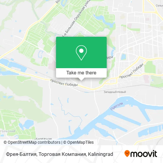 Фрея-Балтия, Торговая Компания map