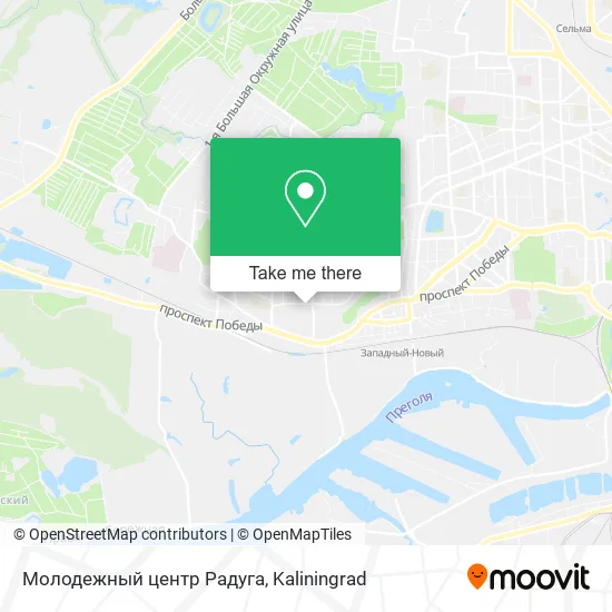 Молодежный центр Радуга map