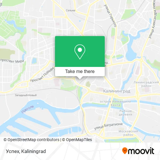 Успех map