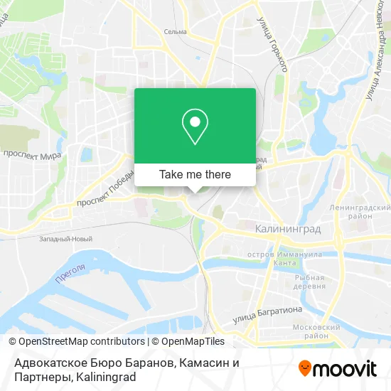 Адвокатское Бюро Баранов, Камасин и Партнеры map