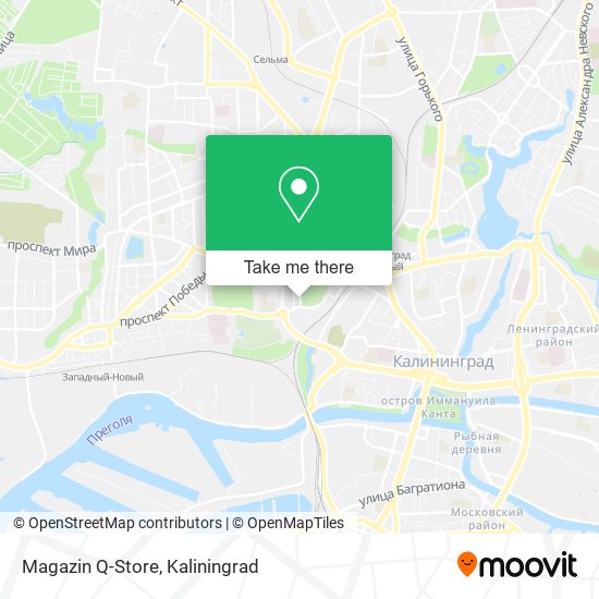 Magazin Q-Store map