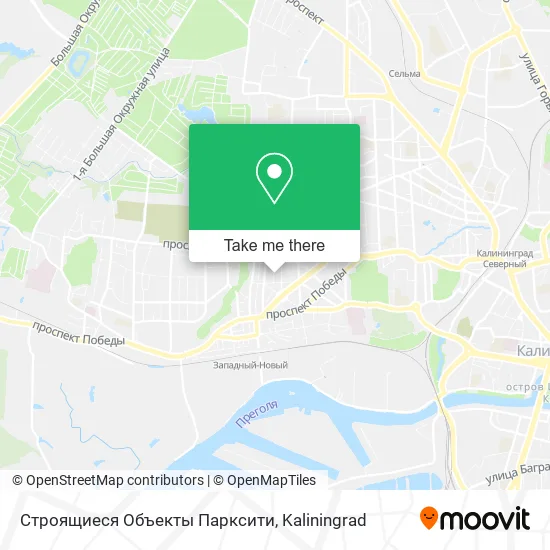Строящиеся Объекты Парксити map
