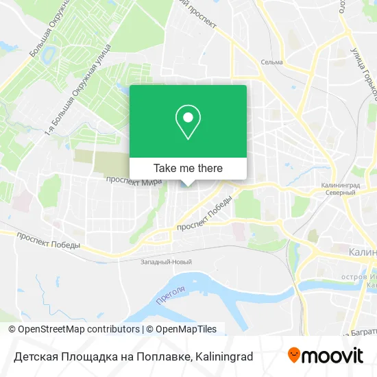 Детская Площадка на Поплавке map