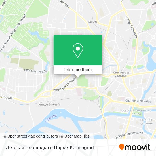 Детская Площадка в Парке map