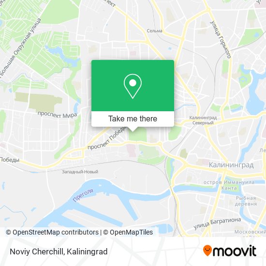 Noviy Cherchill map