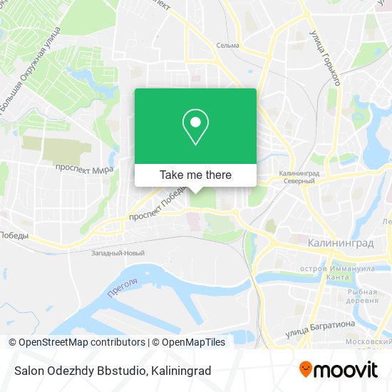 Salon Odezhdy Bbstudio map