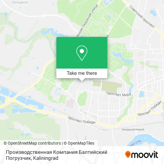 Производственная Компания Балтийский Погрузчик map