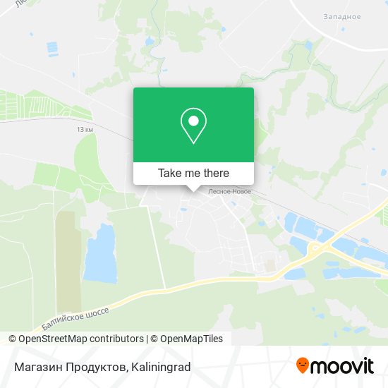Магазин Продуктов map