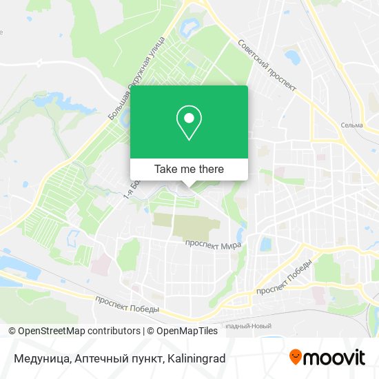 Медуница, Аптечный пункт map