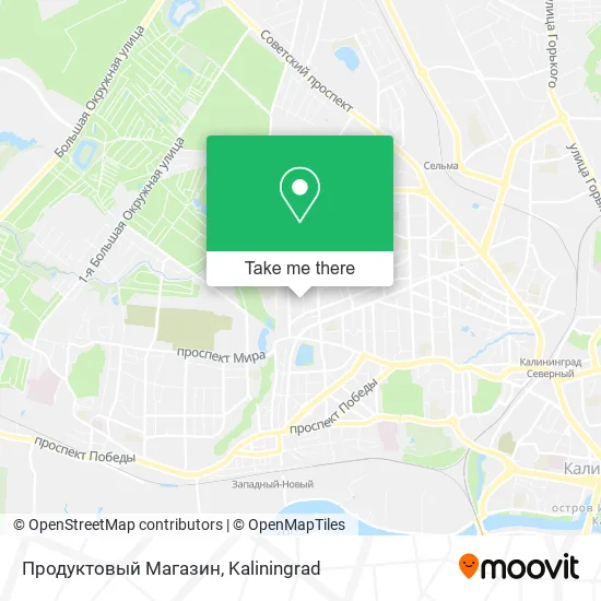 Продуктовый Магазин map