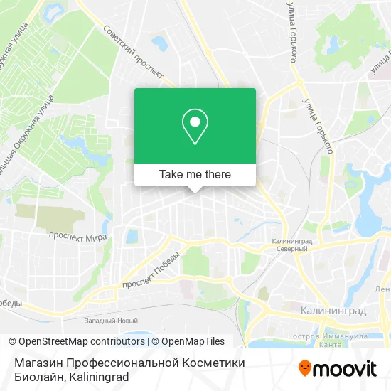 Магазин Профессиональной Косметики Биолайн map
