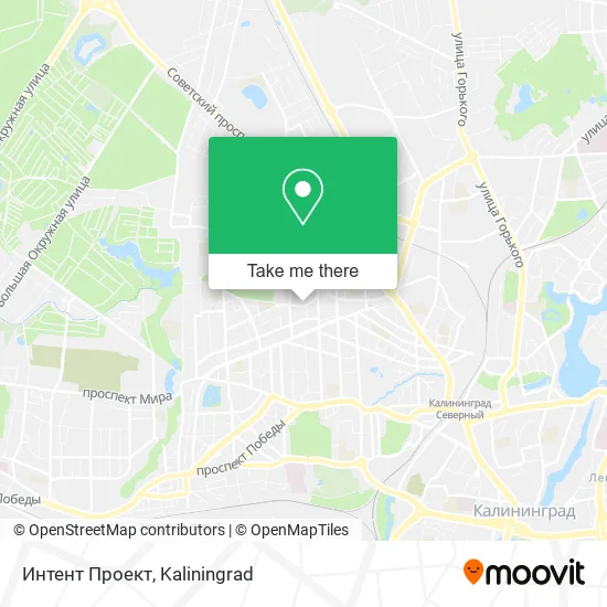 Интент Проект map