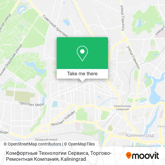 Комфортные Технологии Сервиса, Торгово-Ремонтная Компания map