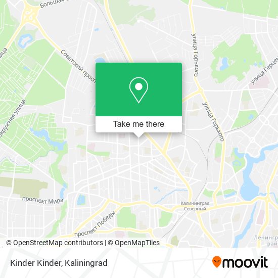 Kinder Kinder map