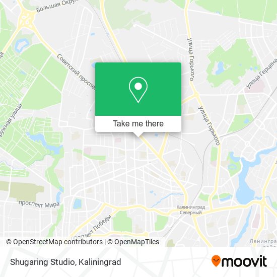 Shugaring Studio map
