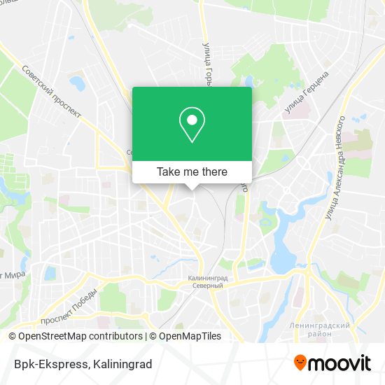 Bpk-Ekspress map