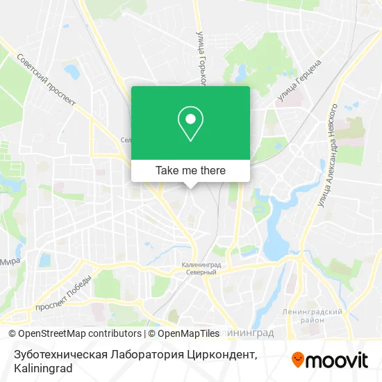 Зуботехническая Лаборатория Циркондент map