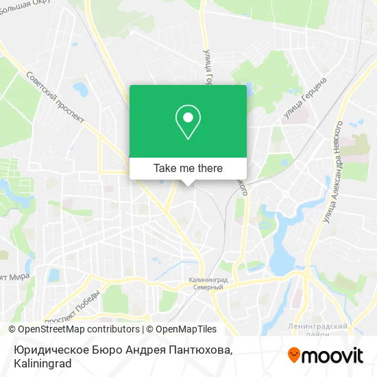 Юридическое Бюро Андрея Пантюхова map